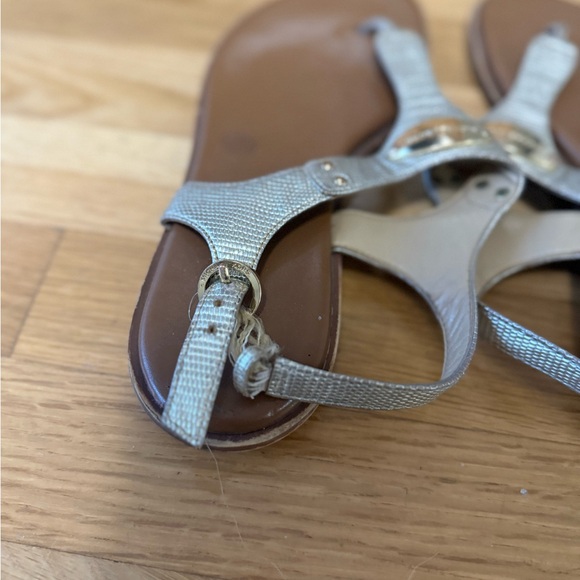 Michael Kors Silver Sandals - Picture 3 of 8
